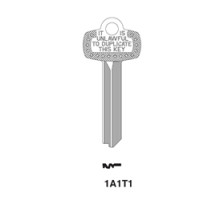 KABA ILCO CORP  1A1TA1 NS A30  IAR00000093              Key Blank, Look-Alike, TA Keyway, Natural Nickel Silver, 5 Price Group, For Best/Falcon