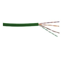 LIBERTY AV  24-4P-L5-EN-GRN-BX               Liberty Category 5E U/UTP Riser Rated Network Cable Features: 4 Twisted Unshielded Pairs In Varying Twist Lengths 24AWG Solid Bare Copper Conductors True 350mhz Positive ACR Sweep For Maximum Per