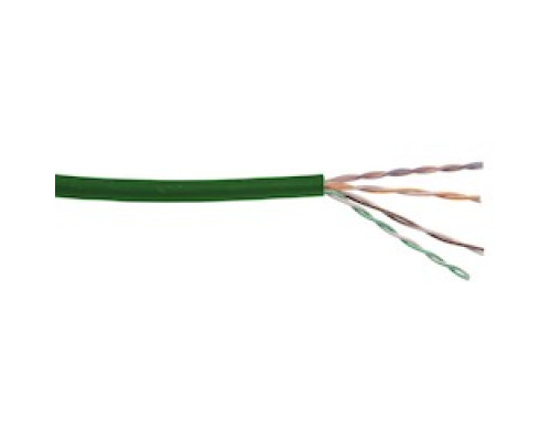 LIBERTY AV  24-4P-L5-EN-GRN-BX               Liberty Category 5E U/UTP Riser Rated Network Cable Features: 4 Twisted Unshielded Pairs In Varying Twist Lengths 24AWG Solid Bare Copper Conductors True 350mhz Positive ACR Sweep For Maximum Per