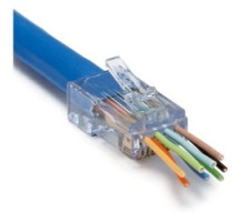 PLATINUM TOOLS INC  100028C               Cable Connector, RJ45, 1-Piece/Pass Through, For Cat 6 0.29