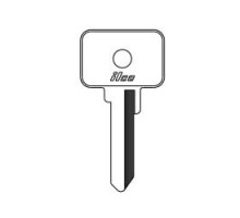 KABA ILCO CORP  FT43 NP A04  X109              Vehicle Key Blank, Brass, Nickel Plated, 4 Price Group, For Alfa Romeo, Fiat, Lamborghini