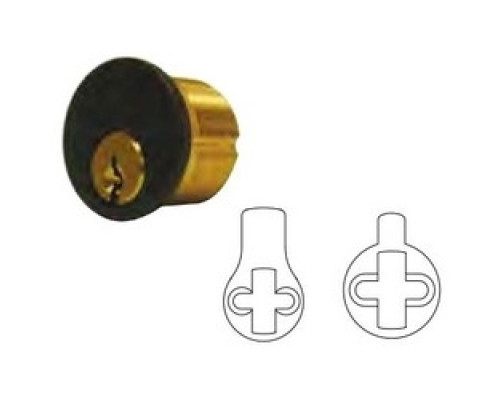 GENERAL LOCK  MC118 GA 10B ST/AR KA2               Mortise Cylinder, Sargent LA Keyway, Standard Yale/Adams Rite Cam, Keyed Alike, 2-Key Blank, 1-1/8