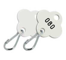 LUCKY LINE PRODUCTS INC  25700               Cabinet Key Tag, Blank, 1/16