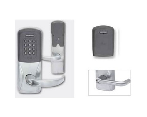SCHLAGE ALLEGION BRAND  AD400-993R70MT-TLR-626-J-RHR 4B 134        Electronic Door Lock, Rim/CVC/CVR Exit Trim Chassis, Multi-Technology, Right Hand Reverse, Tubular Lever, Satin Chrome, Without 6-Pin FSIC Cylinder, For Class/Store