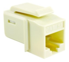 HELLERMANNTYTON  GSTJ6AU-FW               GST Category 6A UTP Modular Keystone Jack, Plenum Rated, Office White, 1/bag