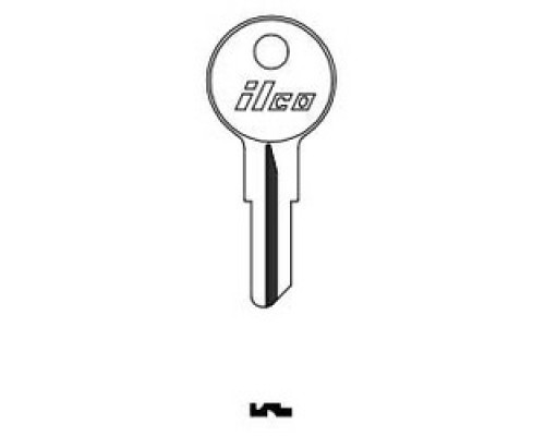 KABA ILCO CORP  1098GX NP A02  AL2830243B              Vehicle Key Blank, Natural Brass, 2 Price Group, For Gas Cap Lock