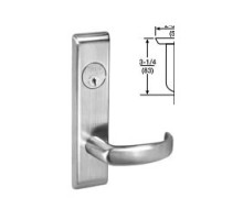 ASSA ABLOY ACCENTRA  PBCN8890FL 626 RH LESS CYL 24V               Mortise Lever Lock, Pacific Beach, Electrified, Escutcheon Trim, Reversible, Right Hand, Fail Safe, 24 Volt DC, Satin Chrome, Without Cylinder
