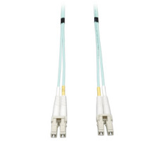 TRIPP LITE N820-10M        10Gb Duplex Multimode 50/125 OM3 LSZH Fiber Patch Cable, LC/LC - Aqua, 10M 33-ft.