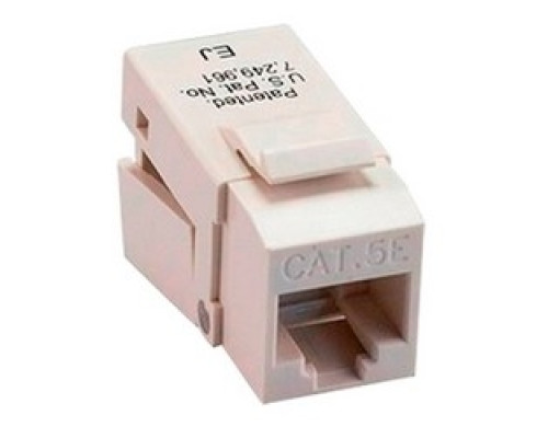 PLATINUM TOOLS INC  705WH-40               Cable Snap Jack, White Color, For Cat5e Cable, 40 Piece Installer Pack