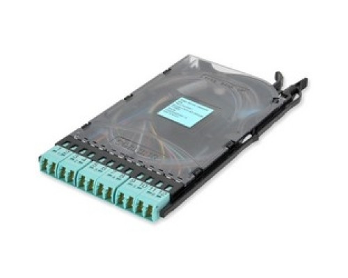 CORNING  EDGE-CS12-AD-P00QE               EDGE Splice Cassette, 12 F, LC Duplex, OM4, Single-fiber