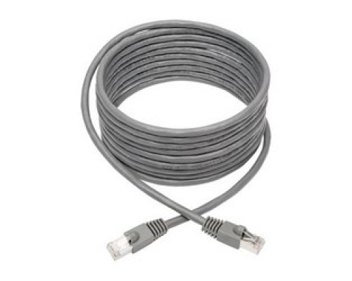 TRIPP LITE N262-014-GY        Cat6a 10G-Certified Snagless Shielded STP Network Patch Cable RJ45 M/M , PoE, Gray, 14 ft.