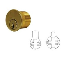 GENERAL LOCK  MC118 BP 3 ST/AR 0B               Mortise Cylinder, 6-Pin, BP Keyway, Standard Yale/Adams Rite Cam, 0-Bitted, 2-Key Blank, 1-1/8