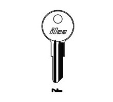 KABA ILCO CORP  01122BE NP A12  AA28302192              Cylinder Lock Key Blank, Brass, Nickel Plated, 12 Price Group, For Yale/Hudson
