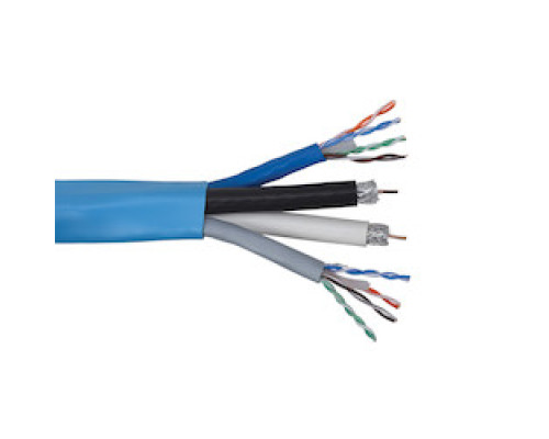LIBERTY AV  CEBUS-2N2               Liberty Structured Cabling Support Cables Features: Single Pull Multimedia Cable Design 2 RG6 Bare Copper Quad Shield RF Cables 2 Category 6 U/UTP LAN Cables All 4 Components Cabled Together And Overall J
