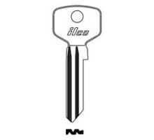 KABA ILCO CORP  TO6 NP A22  AA00004472              Cylinder Lock Key Blank, Brass, Nickel Plated, 22 Price Group, For Trio