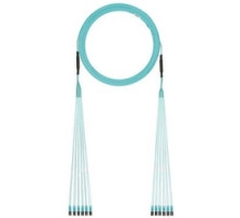 PANDUIT  FZTYPL2L2SAF020               OM4 12-fiber indoor small diameter trunk cable, plenum, LC duplex to LC duplex, std. IL., pulling eye one end, 20ft.