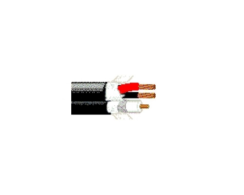BELDEN  5399X5 0101000               Composite - Surveillance and CCTV Applications 1 16 AWG-Pair, 1 RG-6/U Coax Black, 1000 FT Put-Up