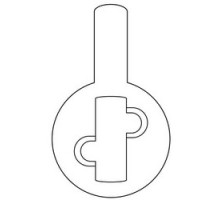 GENERAL LOCK  SA-IC CAM               Mortise Housing Cam, Sargent Keyway, For SFIC Mortise Housing