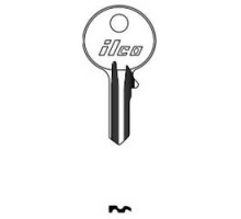 KABA ILCO CORP  7DC NP A18               Vehicle Key Blank, Brass, Nickel Plated, 18 Price Group, For Citroen, Panhard, Peugeot, Renault