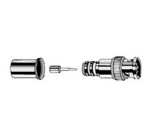 DOLPHIN COMPONENTS  DC-MC88-26               Cable Connector, 3-Piece, Crimp-On, Male, 50 Ohm, For RG8/RG11 Cable