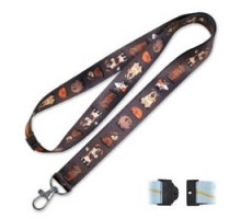 LUCKY LINE PRODUCTS INC  C204               Key Lanyard, Designer, Dog, 17-1/2