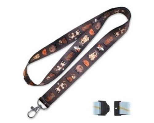 LUCKY LINE PRODUCTS INC  C204               Key Lanyard, Designer, Dog, 17-1/2
