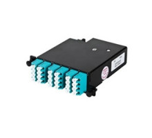 ORTRONICS M4LCQ24-50EA3A1        Cassette, M4, LC Quad, 1U, 50 LOMF, T3, 24F, 2MPO M