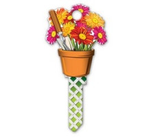 LUCKY LINE PRODUCTS INC  B142S               House Key, Schlage, Gardening, Brass, Enamel Coating, 1 each per Card