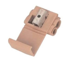 3M 7000132405 560N-BULK       Insulation Displacement Connector, Double Run or Tap, 600 Volt, 18 to 16 AWG Solid/Stranded , 14 AWG Stranded , Flame Retardant, Polypropylene Insulation, Brown, Bulk