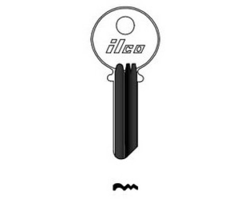 KABA ILCO CORP  C999 NP A04  Y3              Cylinder Lock Key Blank, 5-Pin, Brass, Nickel Plated, 4 Price Group, For Yale