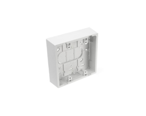 LEVITON  42777-2WB               Dual-Gang Shallow Back Box, White, Surface-Mount, 4.72