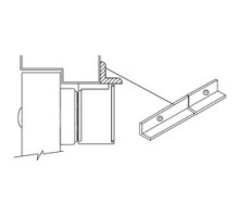 SCHLAGE ALLEGION BRAND  4203A        Electromagnetic Lock Angle Bracket, 9