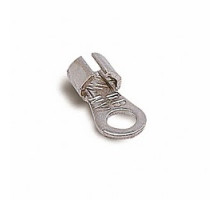 THOMAS & BETTS  NW14-12               Non-Insulated High-Temperature Ring Terminal, Length 0.66in, Width 0.31in, Bolt Hole #12, Wire Range #16-#14 AWG, 1200 Degree Fahrenheit Max, Nickel Alloy, Plain Finish