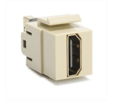 HELLERMANNTYTON  HDMI-I               HDMI Coupler Module, Ivory, 1/bag