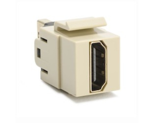 HELLERMANNTYTON  HDMI-I               HDMI Coupler Module, Ivory, 1/bag
