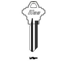 KABA ILCO CORP  SC1246 NS A55  AA44253123              Cylinder Lock Key Blank, 6-Pin, Natural Nickel Silver, 15 Price Group, For Schlage