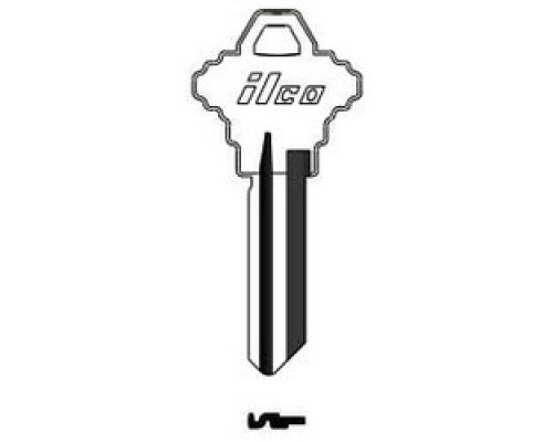 KABA ILCO CORP  SC1246 NS A55  AA44253123              Cylinder Lock Key Blank, 6-Pin, Natural Nickel Silver, 15 Price Group, For Schlage