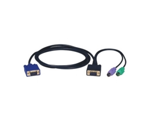 TRIPP LITE P750-015        PS/2 3-in-1 Cable Kit for KVM Switch B004-008, 15-ft.