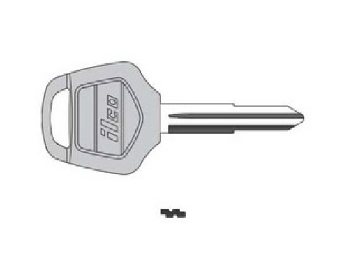 KABA ILCO CORP  HD110-P NS A94  AJ00000663              Vehicle Key Blank, Plastic Head, Natural Nickel Silver, 9 Price Group, For Honda Motorcycle
