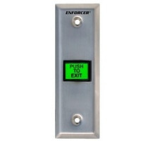 SECO-LARM USA INC  SD-7103GC-PTQ               Wallplate, LED Illuminated, Request-To-Exit, SPDT, NO-NC, 250 Volt AC, 5 Ampere, 1-15/16