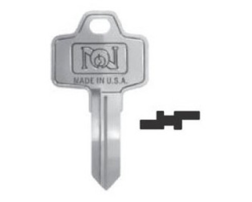 NATIONAL CABINET LOCK  D8777               Lock Key Blank, Pass Key, Reversible, 5 or 6-Disc Tumbler, Brass