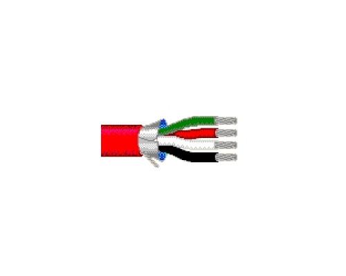 BELDEN  89418 002500               Multi-Conductor Cable, 4 Conductors, 18 AWG, 19x30 Strands, Tinned Copper, FEP Insulation, FEP Jacket