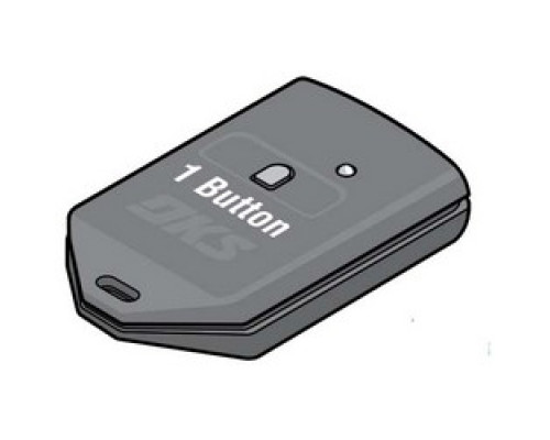 DOOR KING  8066-080               Access Control Transmitter, 1-Button, With Built-In Proximity Card Reader