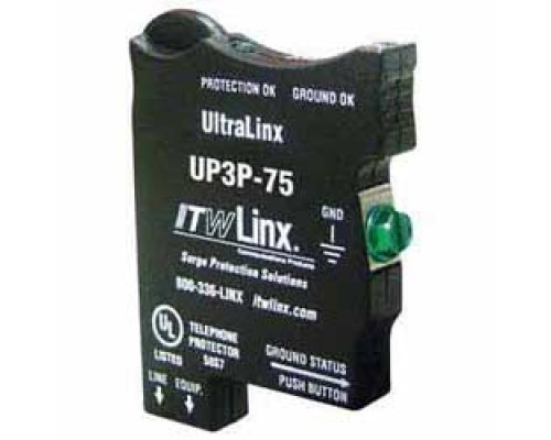 ITW LINX  UP3P-75               66 block protector, 75v clamping, 160mA PTC, indicator lights