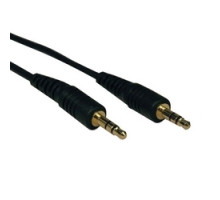 TRIPP LITE P312-025        3.5mm Mini Stereo Audio Cable for Microphones, Speakers and Headphones M/M , 25-ft.