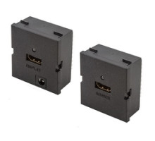 HUBBELL PREMISE WIRING  IMH110ST2BK               iStation Module, HDMI, 110 Termination,Set, Active, 2-Unit, Black