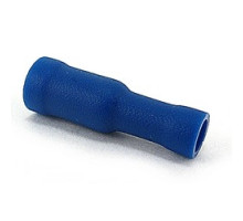 THOMAS & BETTS  TNF14-4FB-XV               Fully Insulated Nylon Female Bullet Disconnects for Wire Range 16-14, Blue