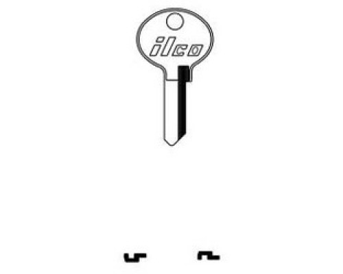 KABA ILCO CORP  1092VA NP A05  AA24222032              Cylinder Lock Key Blank, Brass, Nickel Plated, 5 Price Group, For Master