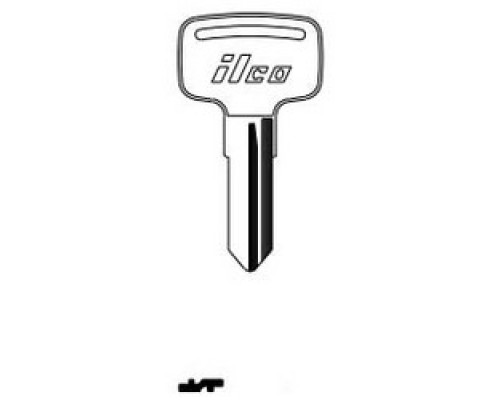KABA ILCO CORP  YH32 NP A13  X63              Vehicle Key Blank, Brass, Nickel Plated, 13 Price Group, For Yamaha