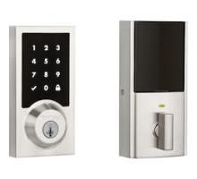 KWIKSET  99190-003               919 Contemporary Premis Touchscreen Smart Lock featuring SmartKey Security in Satin Nickel